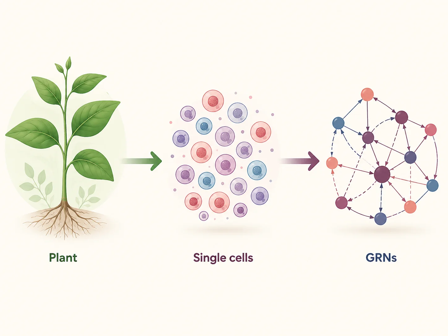 MINI-EX gene regulatory network visualization